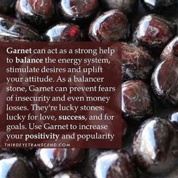 14k solid gold Garnet Drop Earrings - Picture 6 of 8